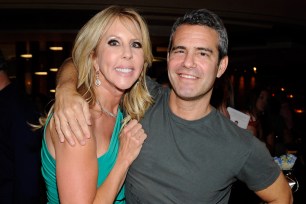 Vicki Gunvalson and Andy Cohen