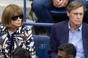 Anna Wintour and Shelby at the US Open in 2018