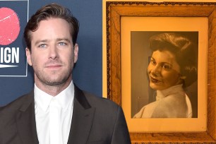 Armie Hammer and his grandmother