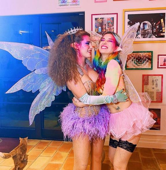 Bella and Dani Thorne as "fairy sisters"