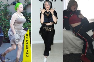 Billie Eilish has been vocal about why she prefers to wear baggy clothes, as well as open about her insecurities and stance against body shaming. However, the 18-year-old hasn't always had the same aesthetic — and now she's experimenting with different styles, including some that show skin. Here, see all the times Eilish sported a more form-fitting outfit.