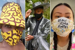 Billy Porter asked fans to strike a pose in their most fashionable face masks for his latest social media challenge.