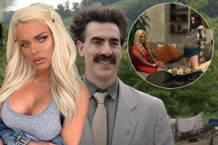 Macy Chanel May in "Borat: Subsequent Movie Film"