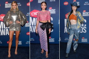 At the 2020 CMT Awards on Wednesday, October 21, some of country music’s biggest and brightest stars hit the red carpet in Nashville wearing everything from sequins to satin to denim. Ahead, the best-dressed stars from the Music City ceremony.