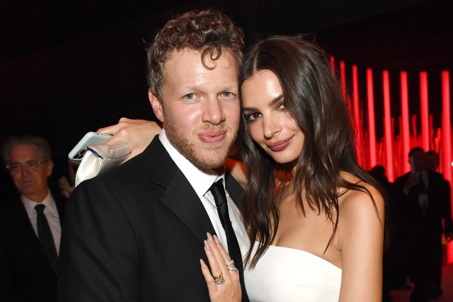 Sebastian Bear-McClard and Emily Ratajkowski