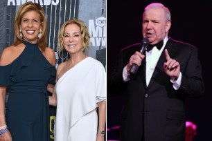 Hoda Kotb, Kathie Lee Gifford and Frank Sinatra Jr.