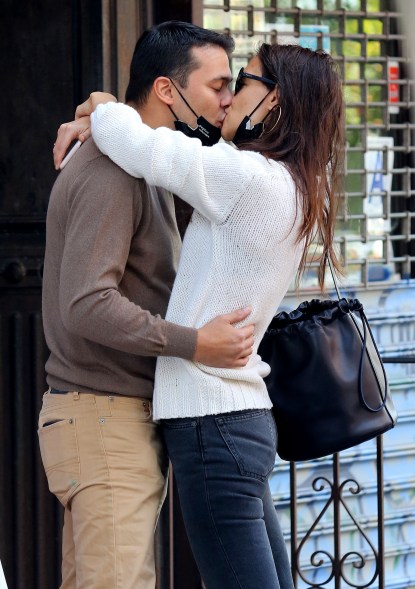 Katie Holmes and boyfriend Emilio Vitolo Jr.