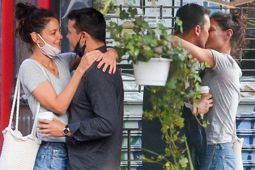 Katie Holmes and boyfriend Emilio Vitolo Jr.