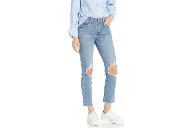 Levi's Women's 724 High Rise Straight Crop Jeans