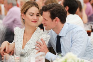 Lily James and Matt Smith