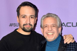 Lin-Manuel Miranda and his father Luis Miranda