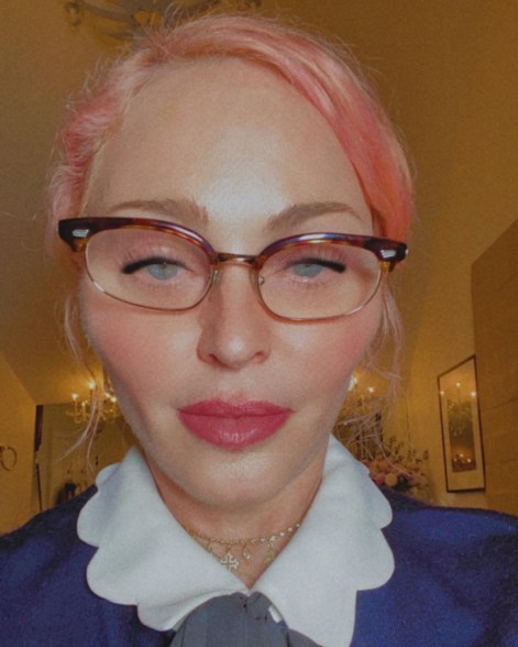 Madonna looks unrecognizable in a selfie posted to her Instagram. "...faces of a girl who just Voted!!" She wrote.