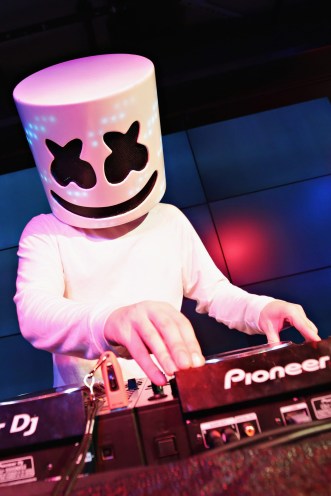 Marshmello Performs Private Concert For SiriusXM At The YouTube Space In New York City