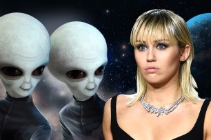 Miley Cyrus claims she had a close encounter with aliens