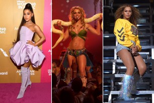 Ariana Grande, Britney Spears and Beyoncé are among the most popular celebrity Halloween costume ideas this year.