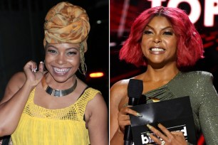 Paula Jai Parker and Taraji P. Henson