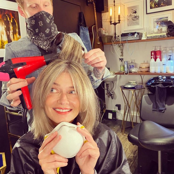 Paulina Porizkova shakes off her blues with a salon visit as she finishes her big move out of her long time home. "No reason to be curled up crying in an empty house with bad hair." She wrote.