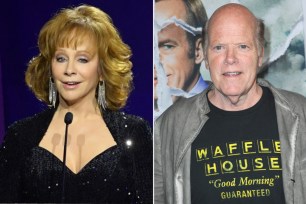 Reba McEntire and Rex Linn