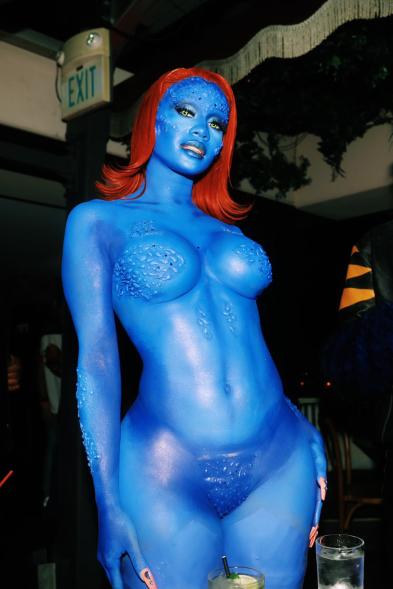 Saweetie as Mystique from "X-Men"