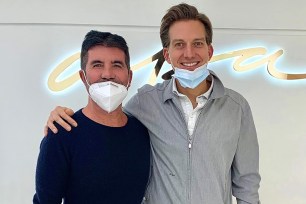 Simon Cowell and cosmetic dentist Dr. Apa
