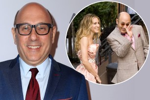 Willie Garson and Sarah Jessica Parker in "Sex and the City" (Inset)