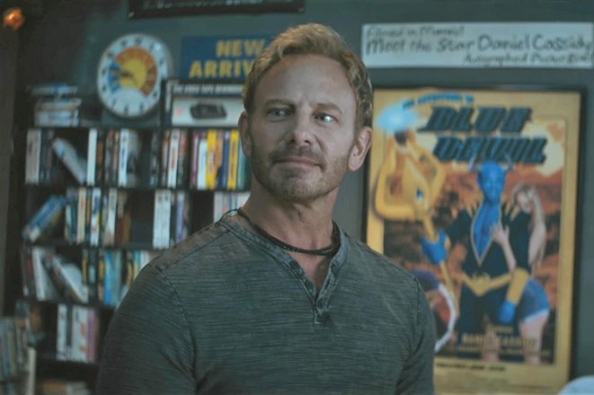 Ian Ziering in "Swamp Thing"