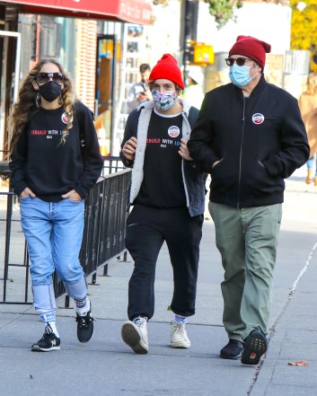 Sarah Jessica Parker, James Wilkie Broderick and Matthew Broderick