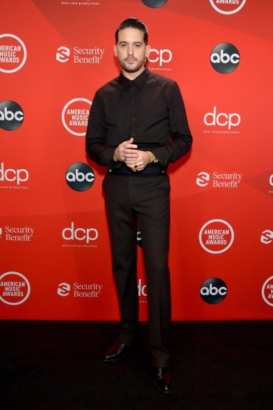 G-Eazy wore Bottega Veneta on the AMAs 2020 red carpet.