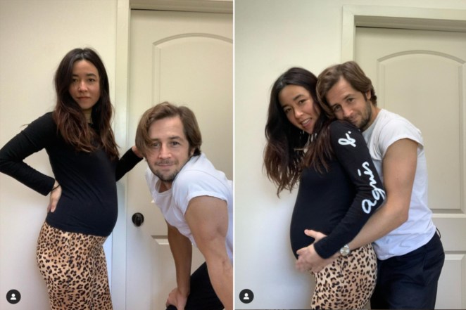 Maya Erskine and Michael Angarano