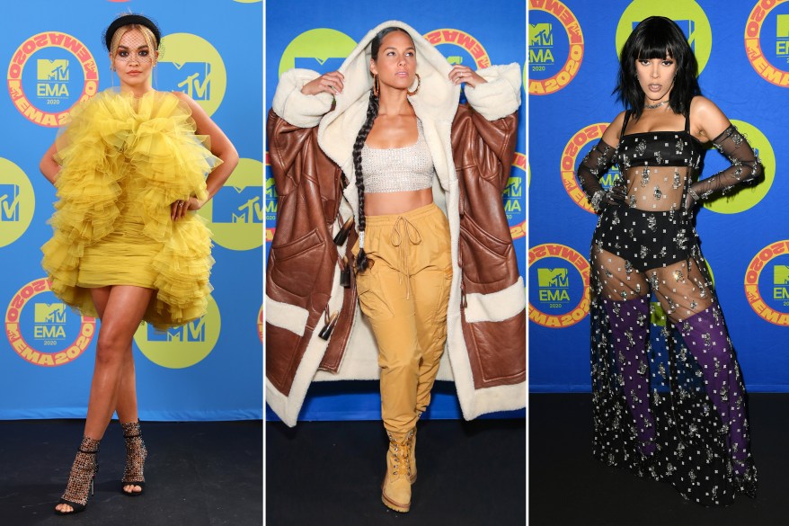 MTV EMAs 2020 red carpet: All the best-dressed celebrities