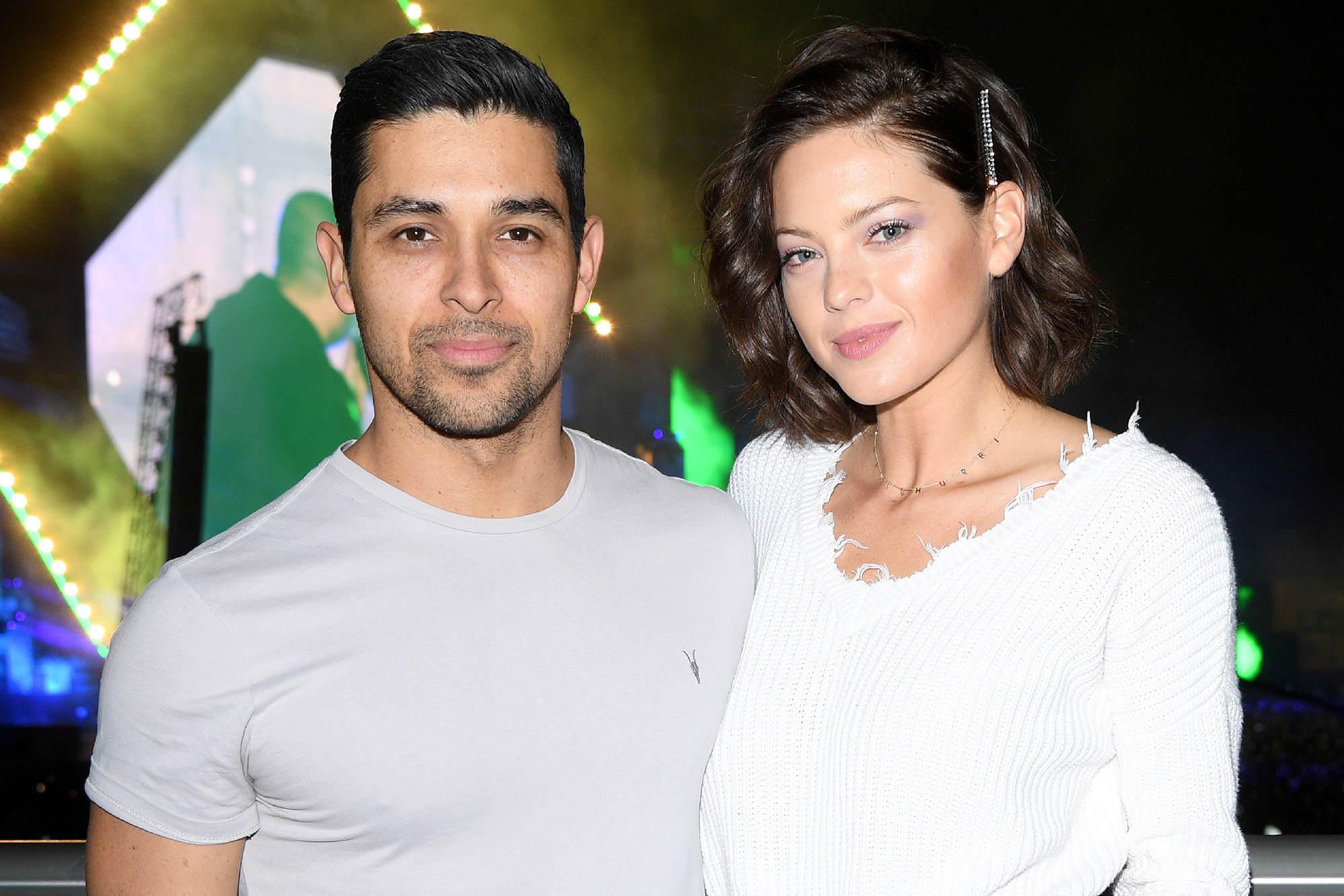 Wilmer Valderrama and Amanda Pacheco