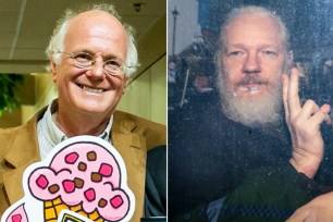 Ben Cohen and Julian Assange