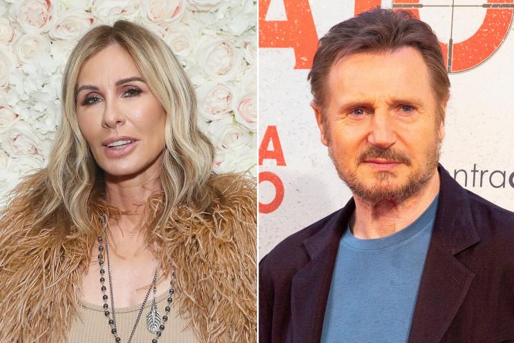 Carole Radziwill and Liam Neeson