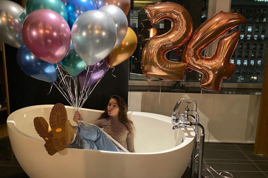 After turning 24 on Dec. 11, Hailee Steinfeld shares a shot from her birthday celebration on Instagram.