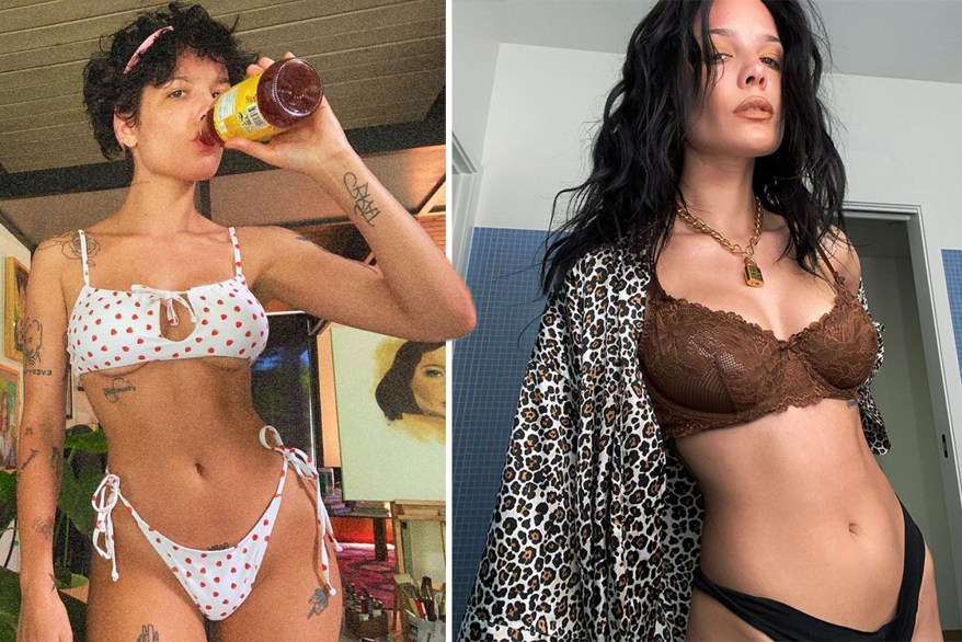 Halsey's sexiest photos of 2020