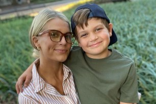 Madison LeCroy and her son