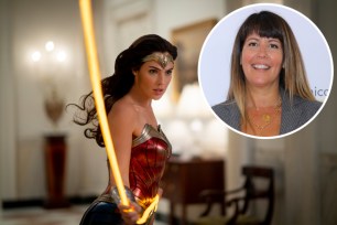 Gal Gadot in "Wonder Woman 1984" and Patty Jenkins