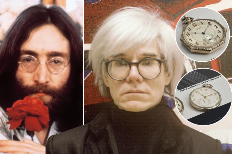 John Lennon and Andy Warhol