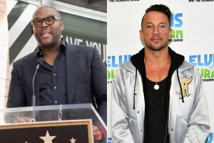 Tyler Perry and Carl Lentz