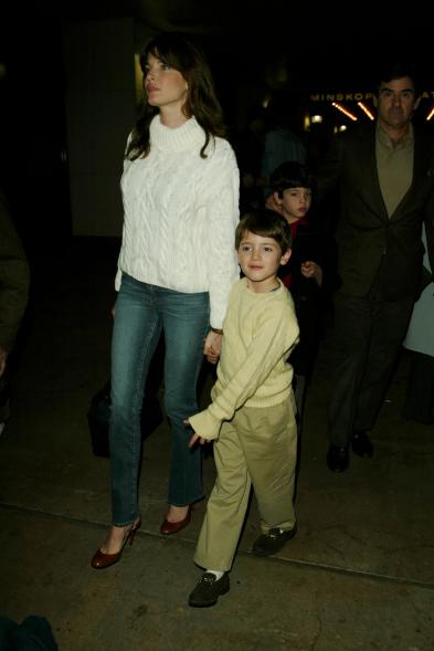 Stephanie Seymour with Harry Brant in 2013.