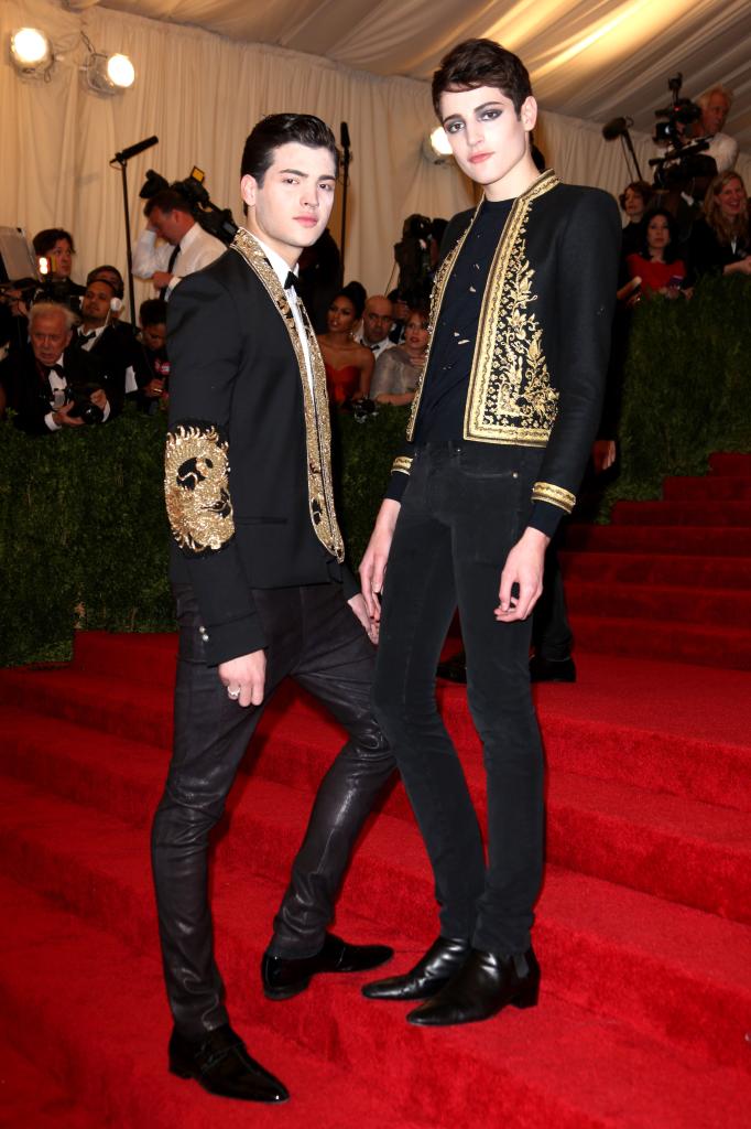 Peter Brant Jr. and Harry Brant at the 2013 Met Gala.