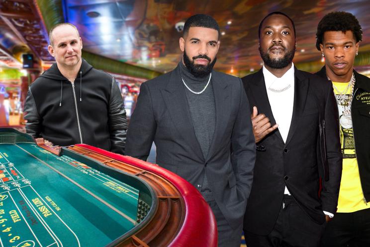 Drake, Meek Mill, Lil Baby, Michael Rubin took on the baccarat tables in the Bahamas.