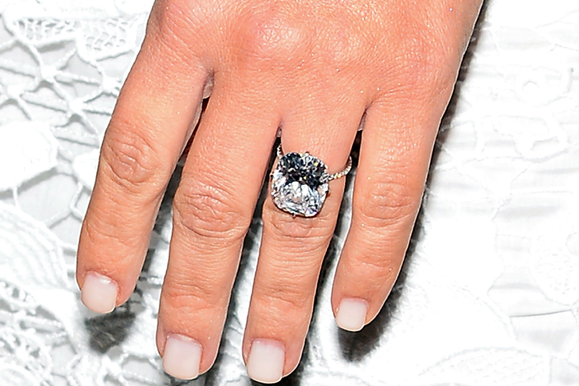 Kim Kardashian engagement ring 