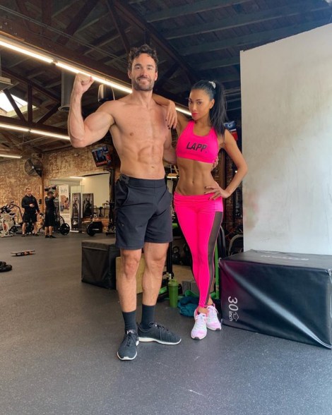 Nicole Scherzinger and Thom Evans