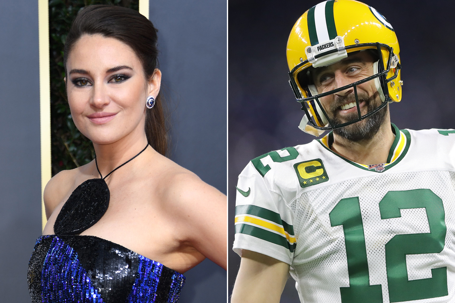 Shailene Woodley and Aaron Rodgers are reportedly an item.