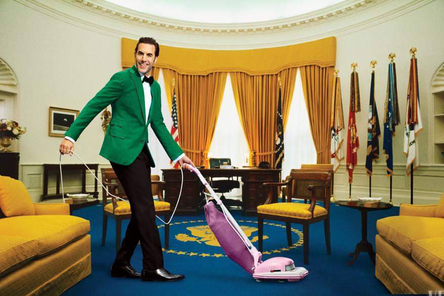 Actor Sasha Baron Cohen in the Vanity Fair Hollywood issue.