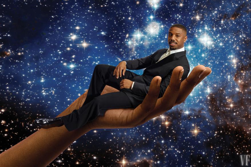 Actor Michael B. Jordan in the Vanity Fair Hollywood issue.