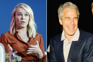 Chelsea Handler and Jeffrey Epstein.