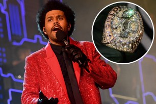 The Weeknd had a custom Super Bowl 2021 ring made for himself after his halftime performance.