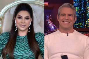 Jennifer Aydin and Andy Cohen